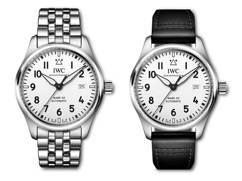 iwc white dial pilot|iwc pilot's watch mark xx.